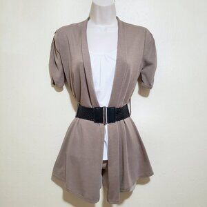 Vintage Belted Combo Top Size M